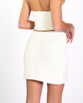 FALDA SET SUN BEATS | Mini Falda Punto Blanco - Conjunto de Verano | THE-ARE