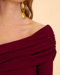 MRS TURNER Jumpsuit | Elegant Bordeaux Jumpsuit | THE-ARE Jumpsuits for guests