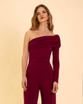 MRS TURNER Jumpsuit | Elegant Bordeaux Jumpsuit | THE-ARE Jumpsuits for guests