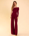 MRS TURNER Jumpsuit | Elegant Bordeaux Jumpsuit | THE-ARE Jumpsuits for guests