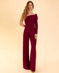 MRS TURNER Jumpsuit | Elegant Bordeaux Jumpsuit | THE-ARE Jumpsuits for guests