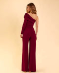 MRS TURNER Jumpsuit | Elegant Bordeaux Jumpsuit | THE-ARE Jumpsuits for guests