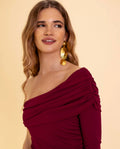 MRS TURNER Jumpsuit | Elegant Bordeaux Jumpsuit | THE-ARE Jumpsuits for guests