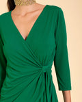 BLUSE MRS. ARTILES | Green Long Sleeve Blouse Guests | THE-ARE
