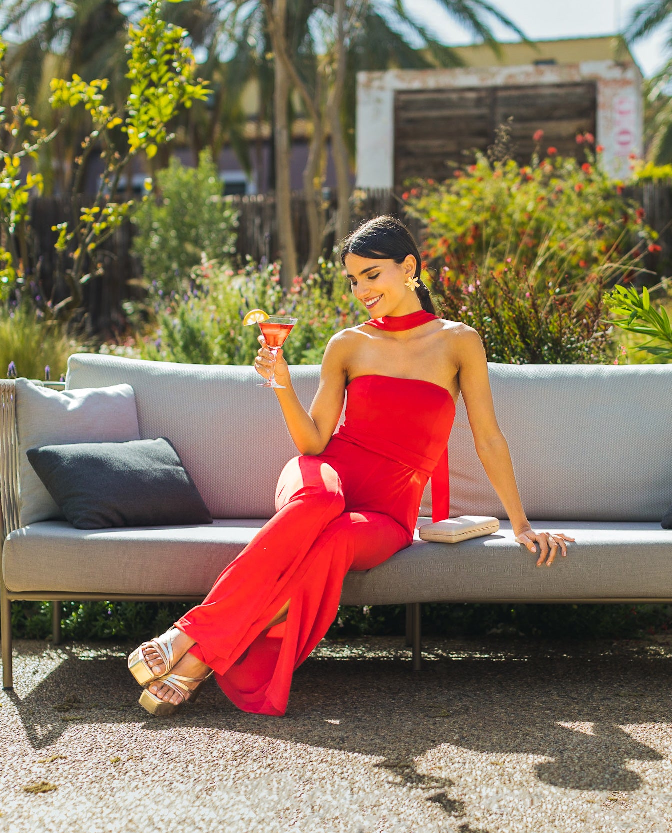 Combinar Mono Zara Mono Rojo Mujer Moños Rojos Mono Elegante De