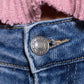 DENIM L.A. · AZUL TEJANO | Vaquero azul slim de mujer con rotos | Jeans slim azules | THE-ARE