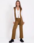 PANTALÓN SHADES OF ME | Pantalón Cropped de Mujer Ocre | Colección Casual THE-ARE