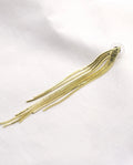 PENDIENTES GOLDEN | Pendientes largos dorado con tiras | Joyas de mujer | THE-ARE
