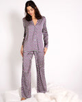 PIJAMA OVERJOYED | Pijama THE-ARE x @mariafrubies | Camisa Larga Geométrico