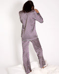 PIJAMA OVERJOYED | Pijama THE-ARE x @mariafrubies | Camisa Larga Geométrico