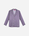 PIJAMA OVERJOYED | Pijama THE-ARE x @mariafrubies | Camisa Larga Geométrico