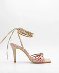 SANDALIA #2 | Sandalia de Tacón Nude con Tiras | Zapatos THE-ARE