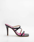 SANDALIA #3 | Sandalia de Tacón Negro con Plataforma | Zapatos THE-ARE