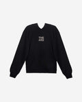 SUDADERA PURPOSE | Sudadera Negra de Mujer con Capucha y Bolsillos | THE-ARE