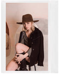 CAZADORA MOST WANTED  | Cazadora Negra Vaquera de Mujer Oversize | THE-ARE