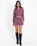 BLUSA SOME OF MY FAV | Blusa de Flores Burdeos con Manga Larga Estilo Boho | THE-ARE