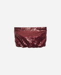 TOP SHINY SOUL | Top de Lentejuelas Burdeos sin Mangas | Colección Navidad THE-ARE