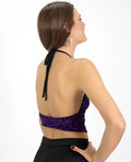 TOP DAZZLING | Top de Lentejuelas de Tirantes Morado | Colección Navidad THE-ARE