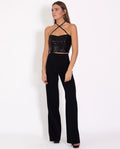 TOP AFTER MIDNIGHT | Top Negro de Lentejuelas sin Mangas | Colección Navidad THE-ARE