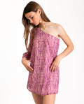 BE TRUE DRESS | Vestido assimétrico estampado Boho curto com mangas compridas | THE-ARE