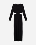 VESTIDO INSPIRE OTHERS | Vestido Negro Cut Out Midi con Manga Larga | THE-ARE
