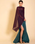 MRS. HUDSON | Vestido comprido verde elegante | Coleção THE-ARE Guest