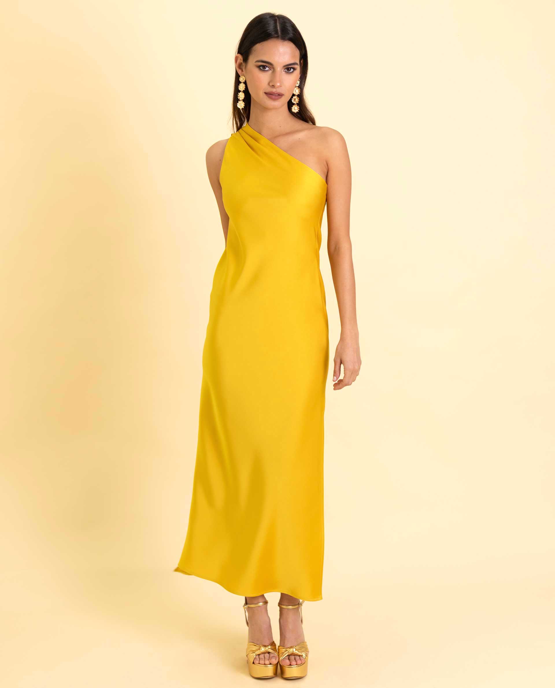Las mejores ofertas en Vestidos Amarillo de mujer
