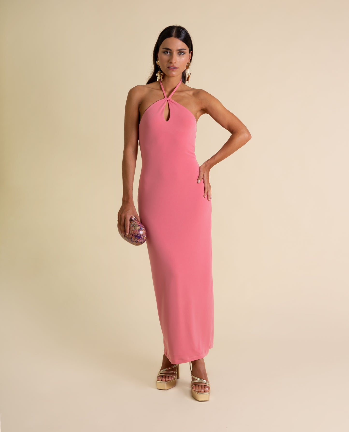 SHERRY DRESS - CORAL