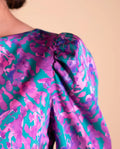 MRS. ANDREWS | Vestido midi com mangas estampadas | THE-ARE Vestidos de cerimónia